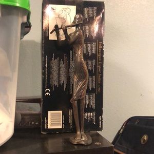 Iron Lady playing instrument